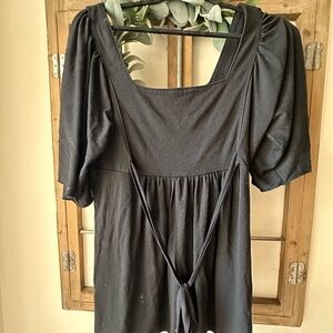 Torrid Black Puff Sleeve Blouse